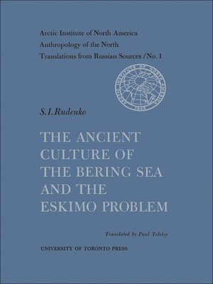 cover image of The Ancient Culture of the Bering Sea and the Eskimo Problem No. 1